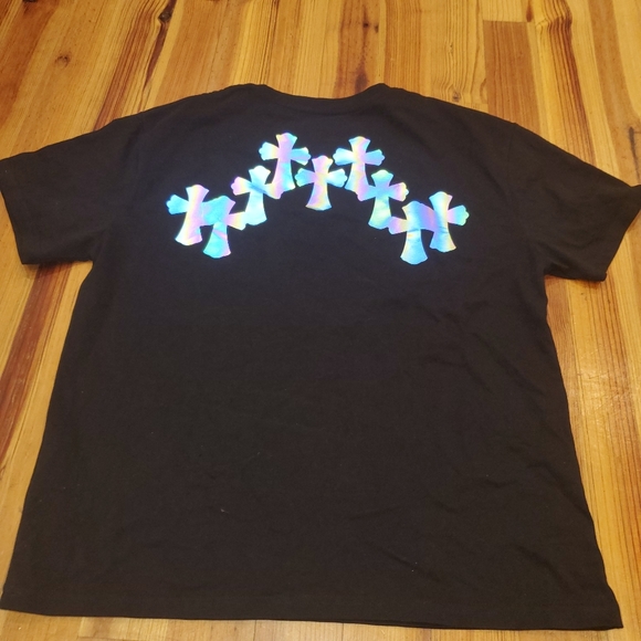 Chrome hearts reflective tee Clearance